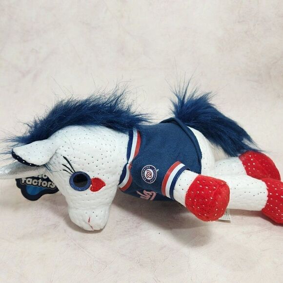 Genuine Merchandise 12" MLB Mascot Factory 12" Unicorn Plush Toy Nationals - Picture 7 of 10